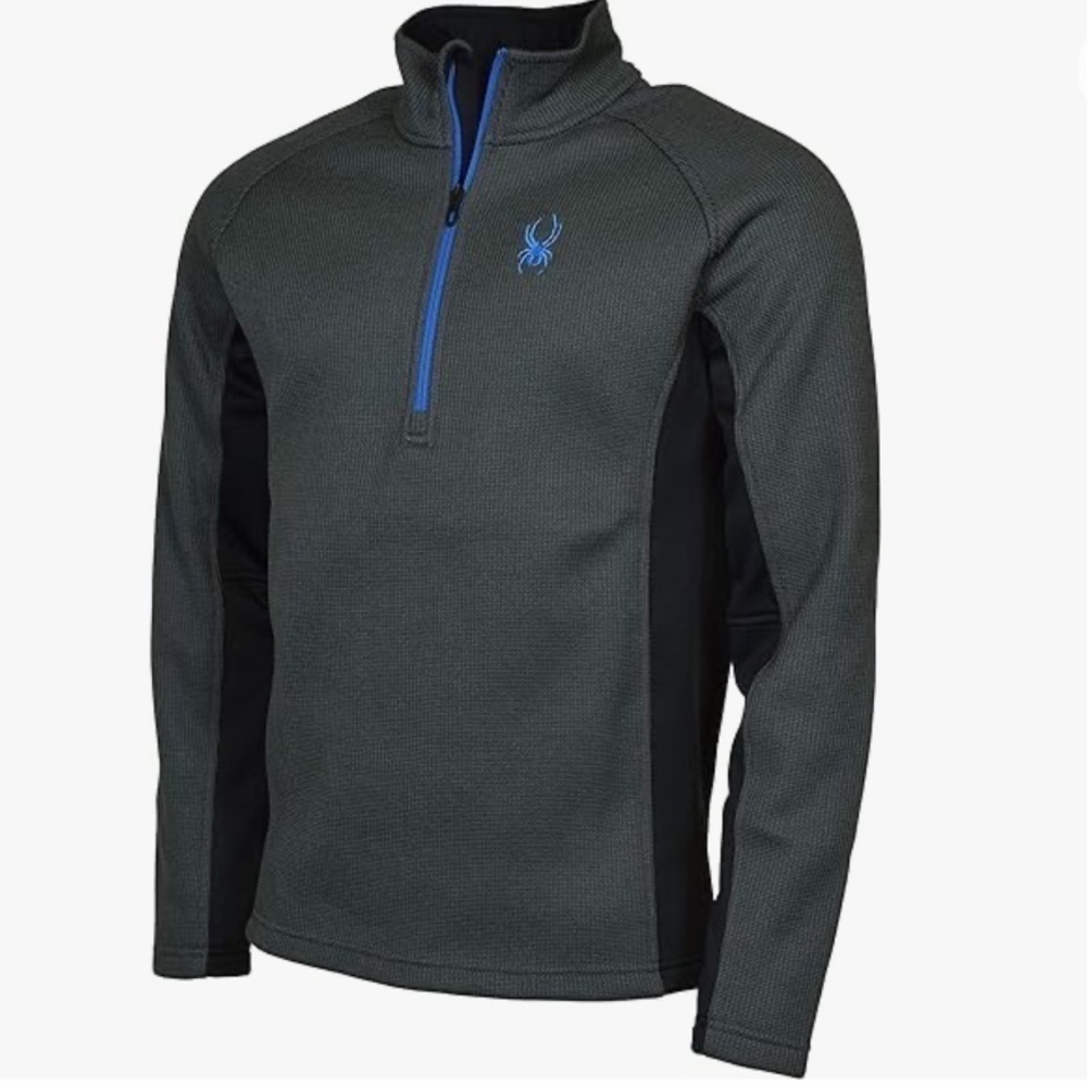 Spyder Men's Half-Zip Outbound Stryke Sweater Jacket Medium